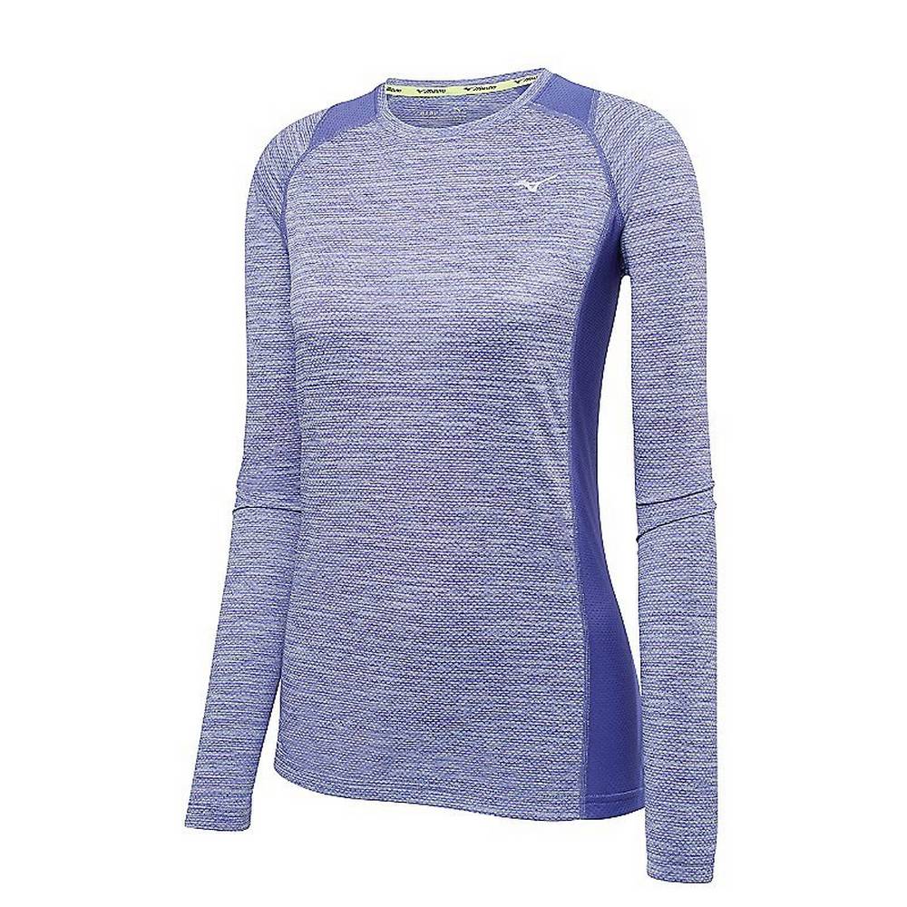 Womens Mizuno Alpha Long Sleeve Tops Red Royal Philippines (ENBGDS704)